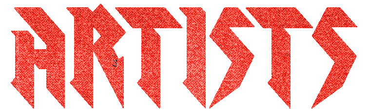 artists text logo
